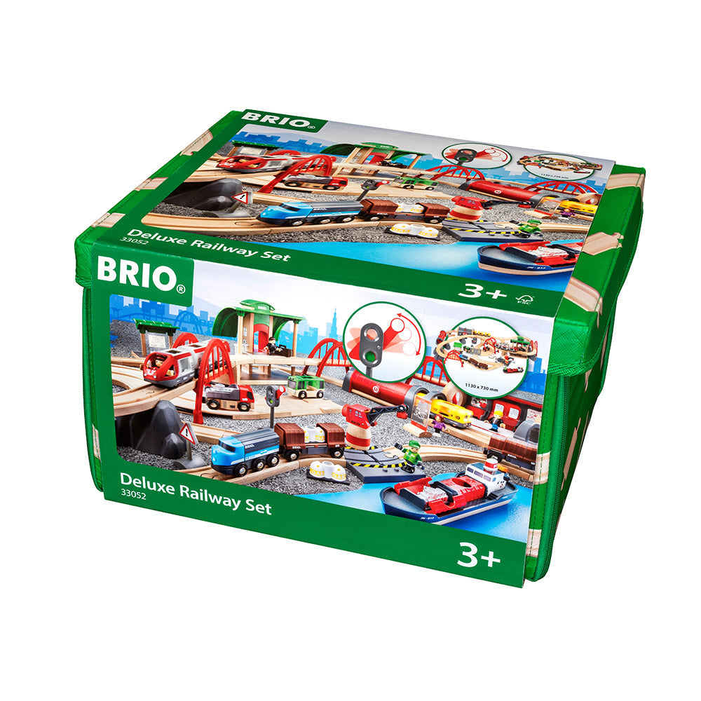 Set trenulet deluxe - BRIO, 3+ ani