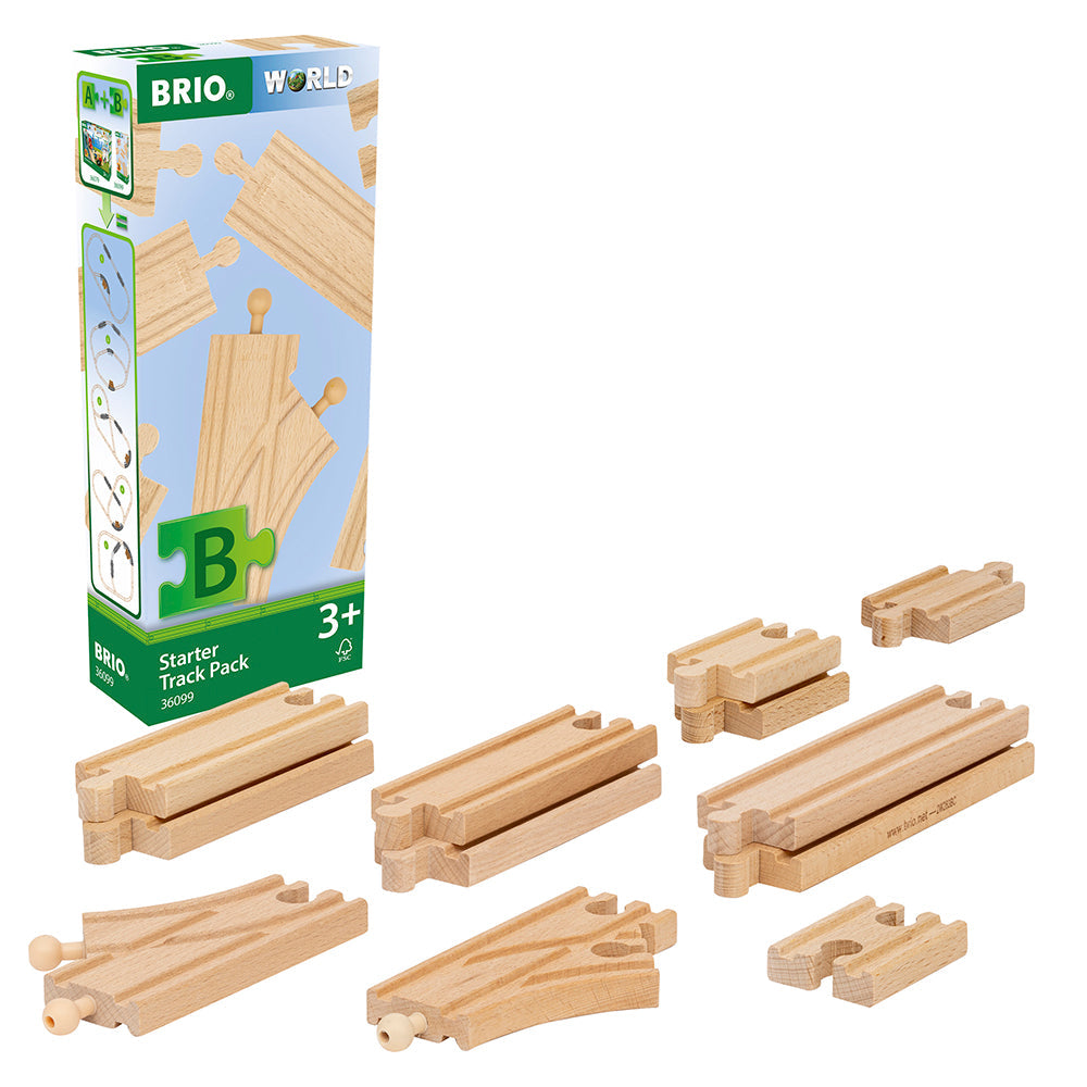 Set sine de baza, 12 piese pentru trenulete BRIO, 3+ ani
