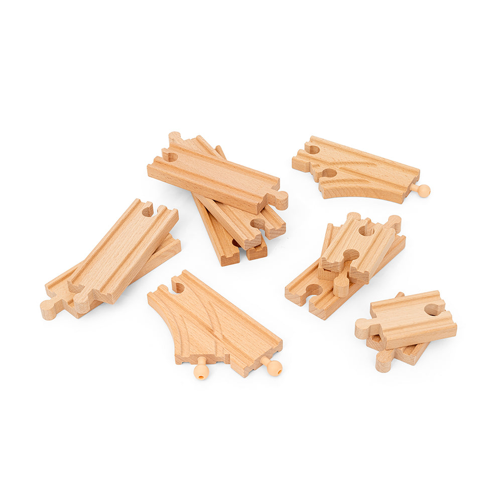 Set sine de baza, 12 piese pentru trenulete BRIO, 3+ ani