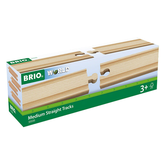 Set de sine drepte, medii pentru trenulete BRIO, 3+ ani