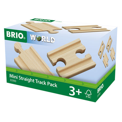Pachet de sine mini, drepte pentru trenulete BRIO, 3+ ani