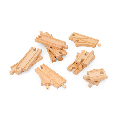 Set sine de baza, 12 piese pentru trenulete BRIO, 3+ ani