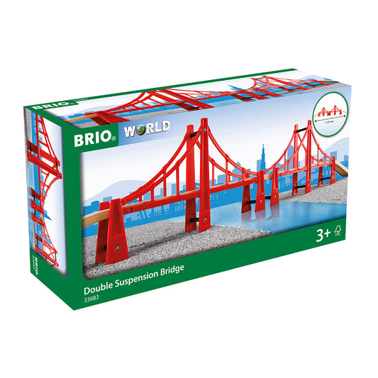 Imagine Pod dublu suspendat pentru trenulete BRIO, 3+ ani