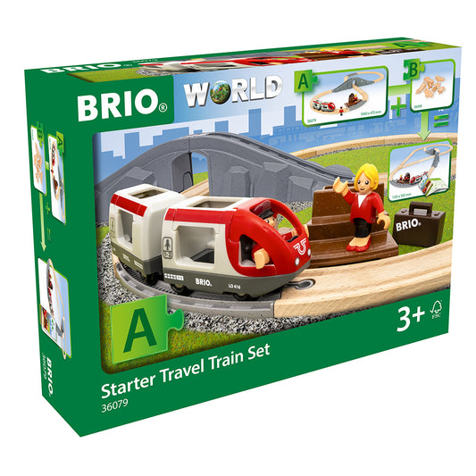 Imagine Set trenulet cu sine pentru incepatori BRIO, 3+ ani