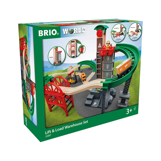 Imagine Set trenulet cu lift BRIO, 3+ ani
