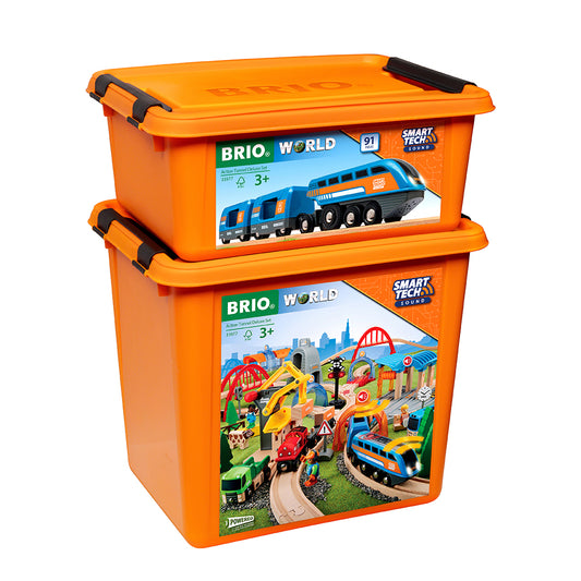 Imagine Set deluxe trenulet inteligent, cu lumini si sunete electronice BRIO, 3+ ani