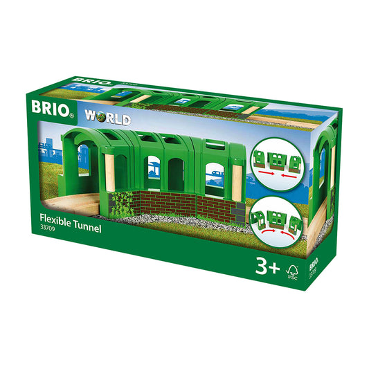 Imagine Tunel flexibil din 3 bucati pentru trenulete BRIO, 3+ ani