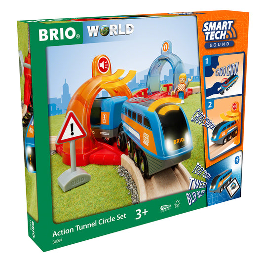 Imagine Set trenulet cu tehnologia NFC BRIO, 3+ ani